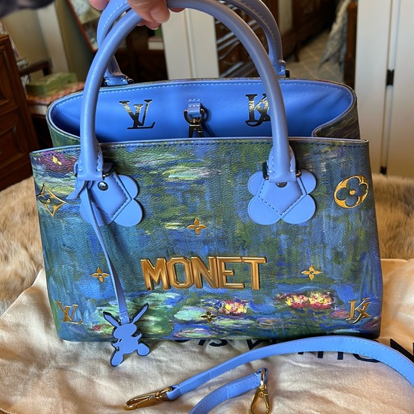 Louis Vuitton Masters Collection Montaigne MM Monet handbag like new never used - Picture 1 of 12